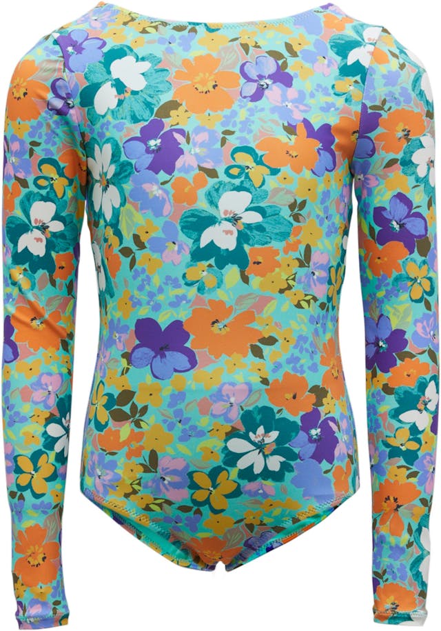 Product image for Sami Floral Twist Back Surf Suit Swim 1 Pc Suit - Girls
