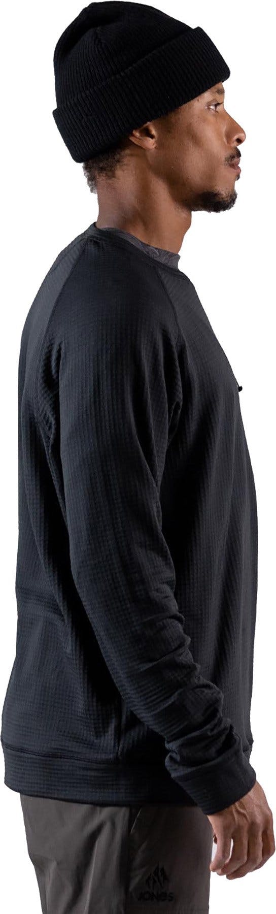 Product gallery image number 3 for product Flagship Recycled Grid Fleece Crew Neck Sweatshirt - Men's