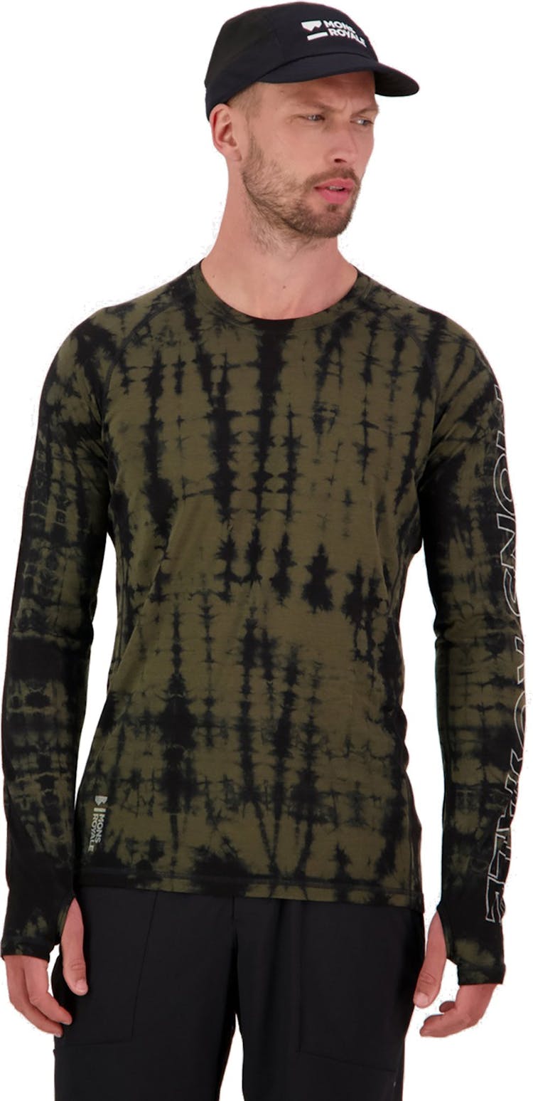 Product gallery image number 4 for product Temple Long Sleeve Garment Dyed T-Shirt - Men's