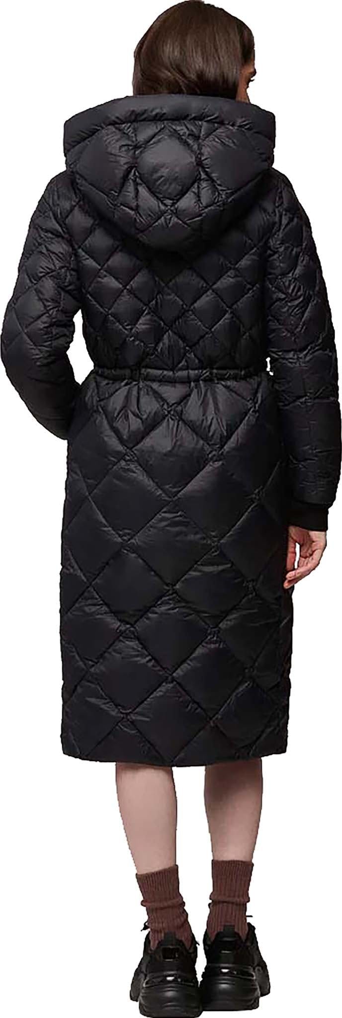 Numéro de l'image de la galerie de produits 3 pour le produit Manteau aux mollets en duvet léger durable avec capuchon Aime - Femme