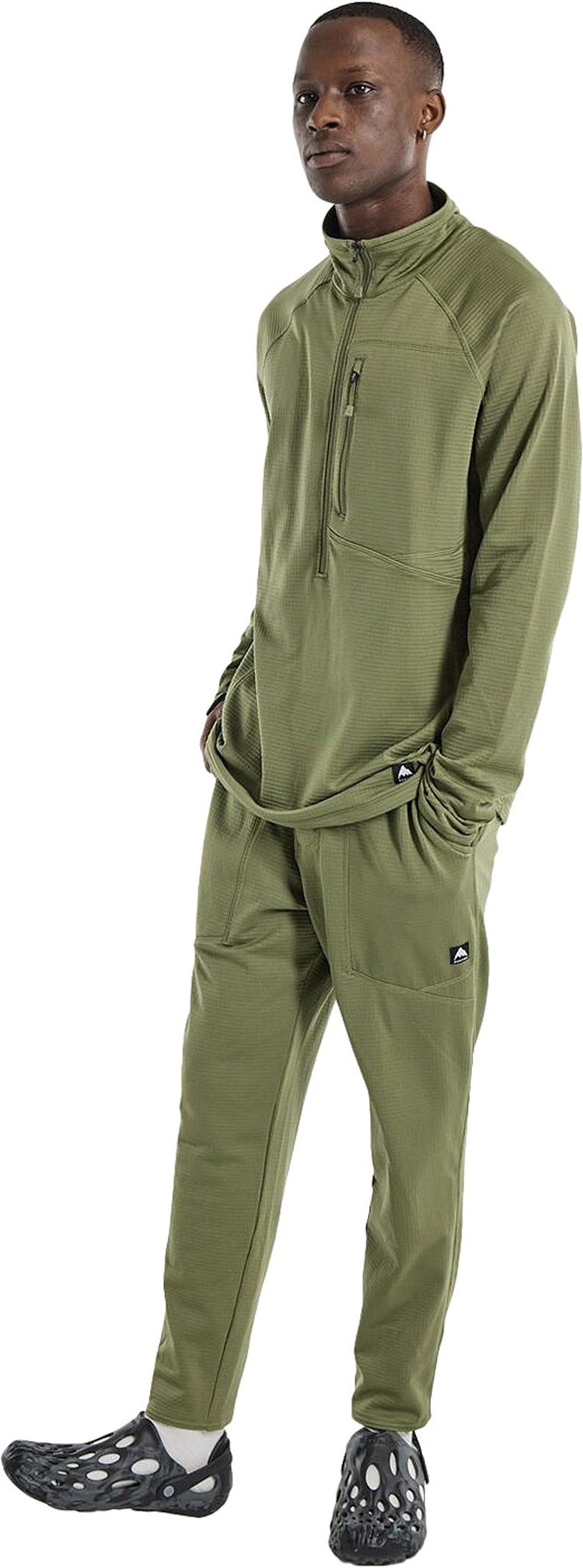 Product gallery image number 3 for product Stockrun Grid Half-Zip Fleece Sweatshirt - Men's
