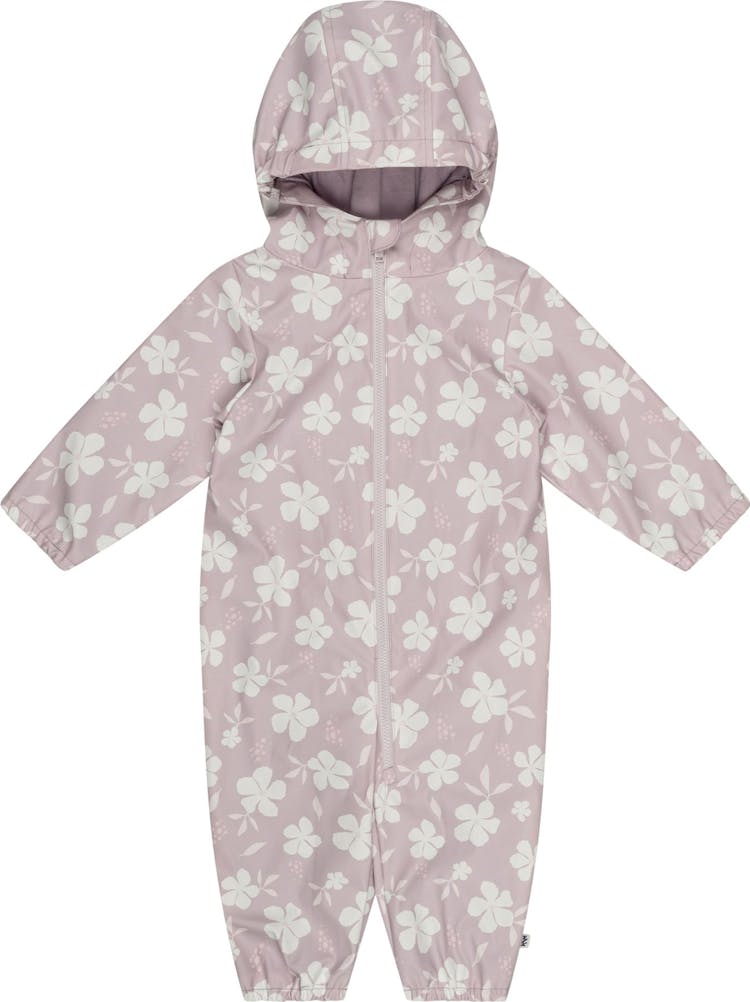 Product gallery image number 1 for product Floral Print One Piece Rainsuit - Baby Girl