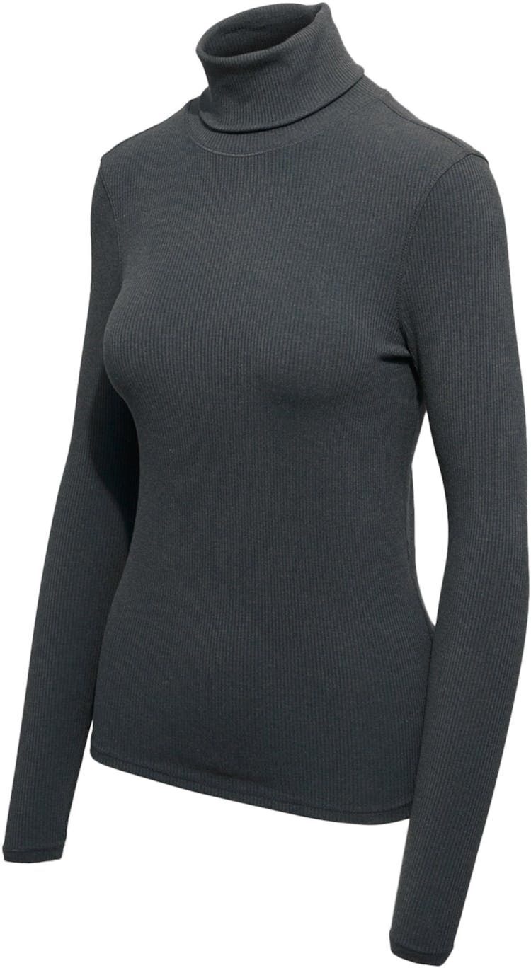 Product gallery image number 3 for product Foundation Rib Turtleneck T-Shirt - Women's