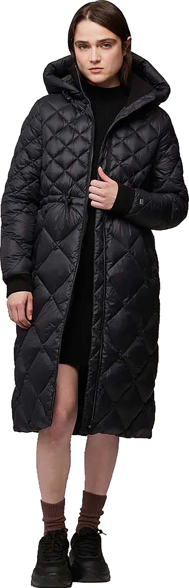 Numéro de l'image de la galerie de produits 2 pour le produit Manteau aux mollets en duvet léger durable avec capuchon Aime - Femme