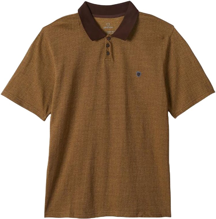 Product gallery image number 1 for product Shield Herringbone Short Sleeve Polo - Men's