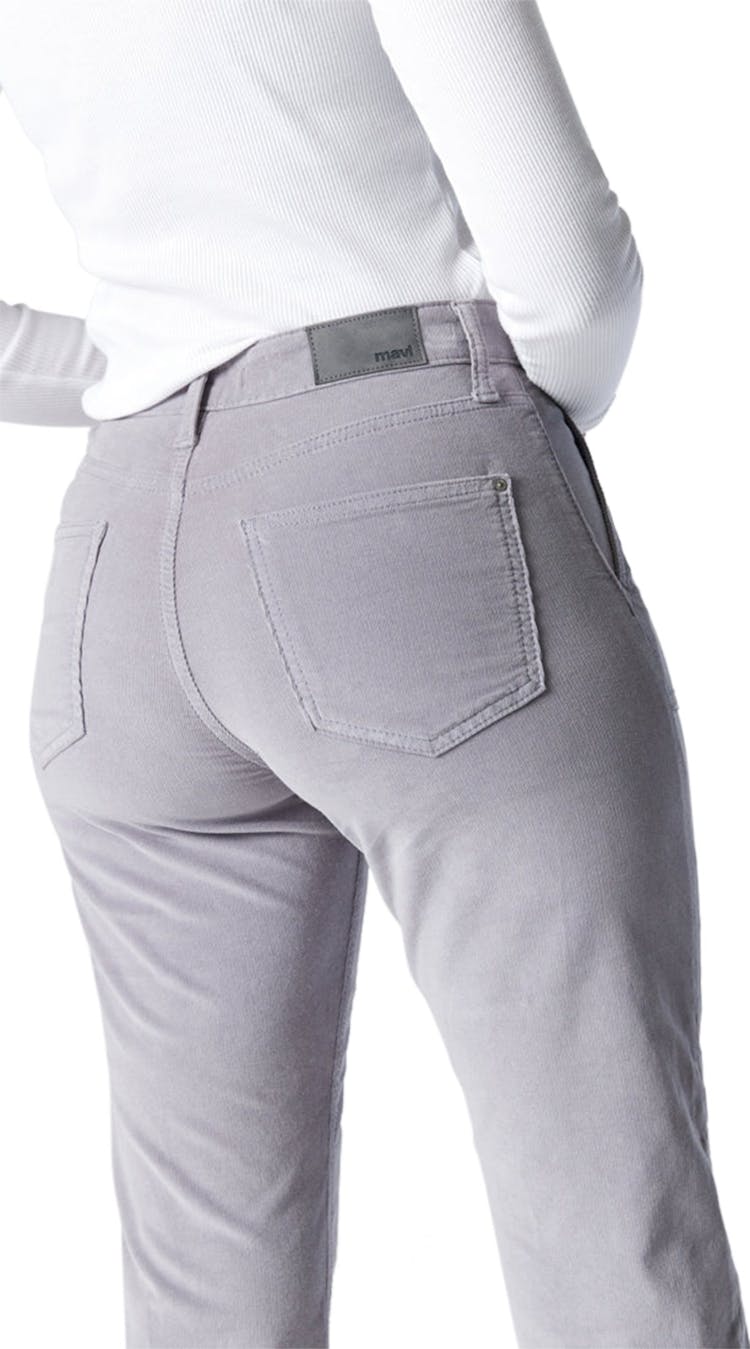 Numéro de l'image de la galerie de produits 2 pour le produit Pantalon en velours côtelé à jambe droite avec poche avant Shelia - Femme