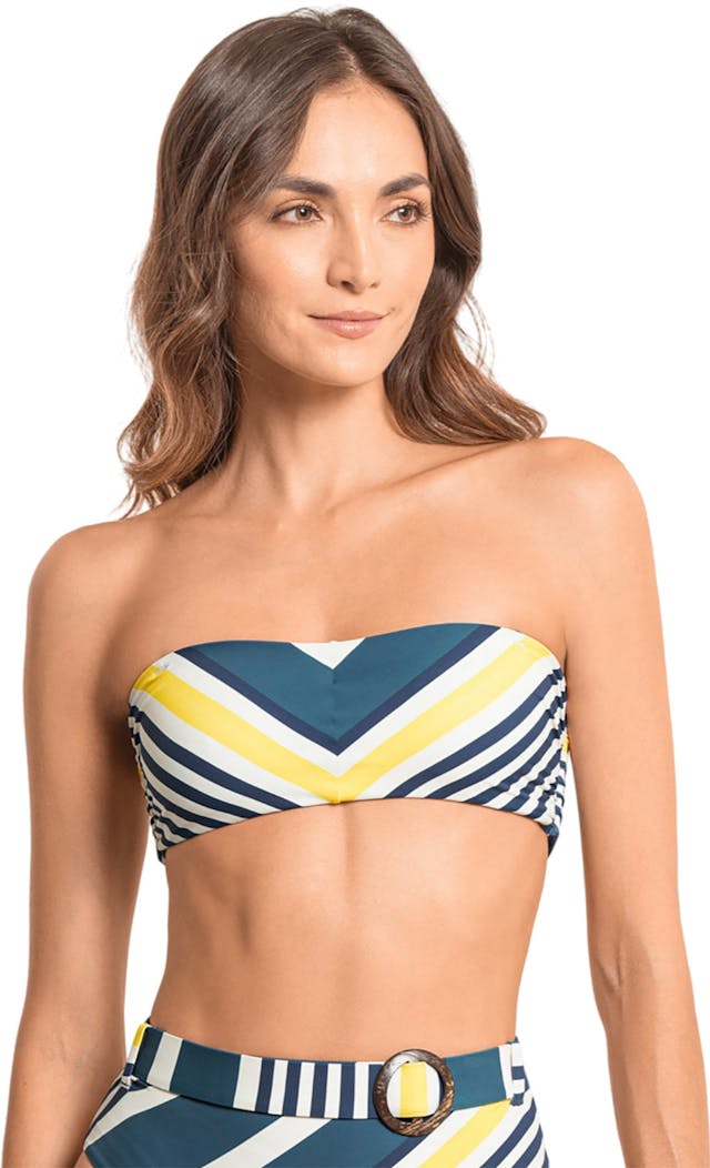 Product image for Tiffany Barcode Strapless Bandeau Bikini Top - Women's