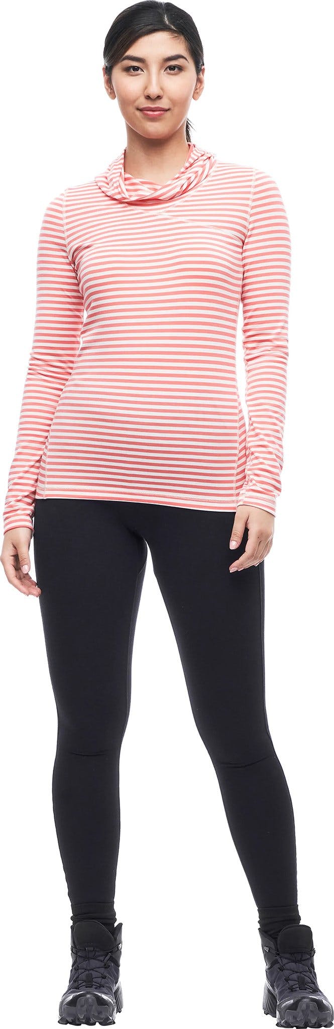 Product gallery image number 1 for product Tulum Long Sleeve Hooded Baselayer T-Shirt - Women's