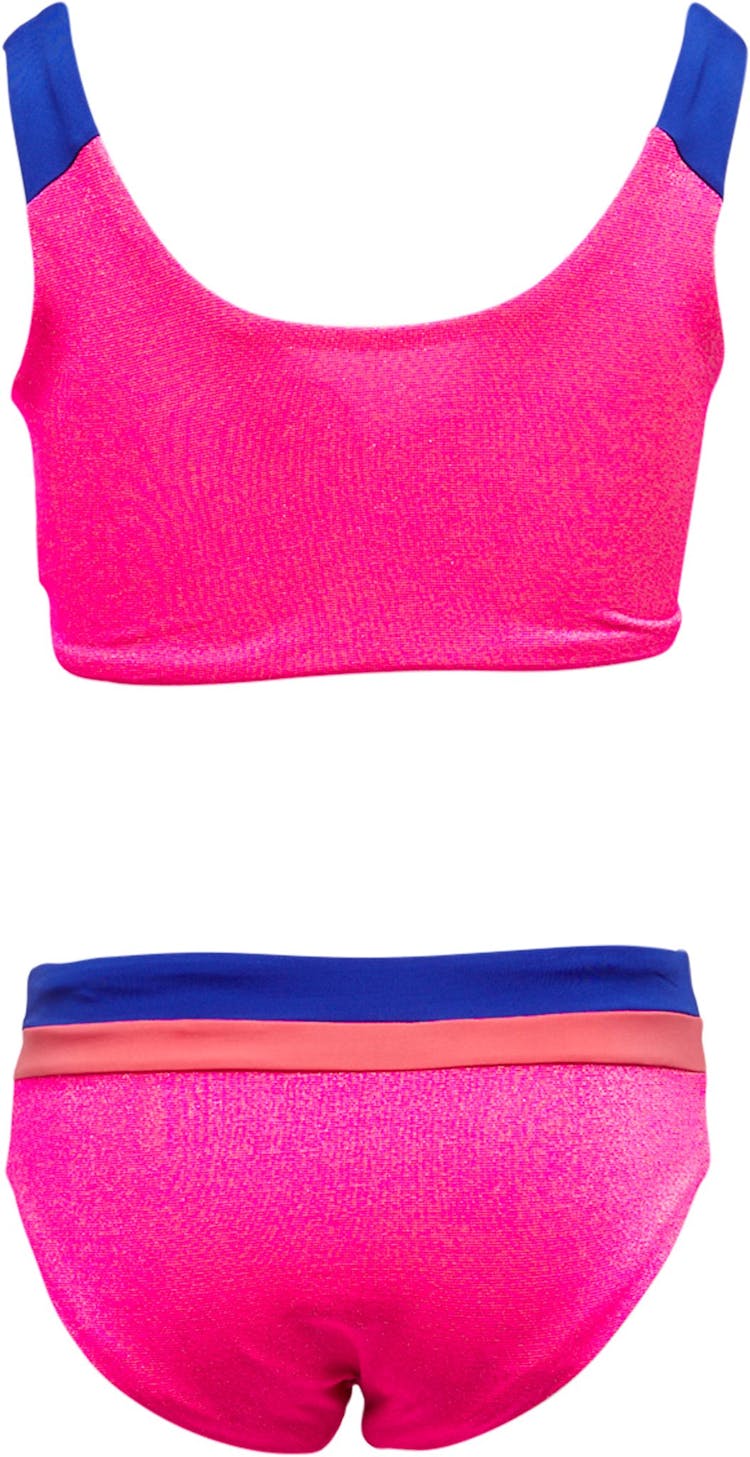 Product gallery image number 2 for product Hot Fushia Iceland Reversible Bikini Set - Girls
