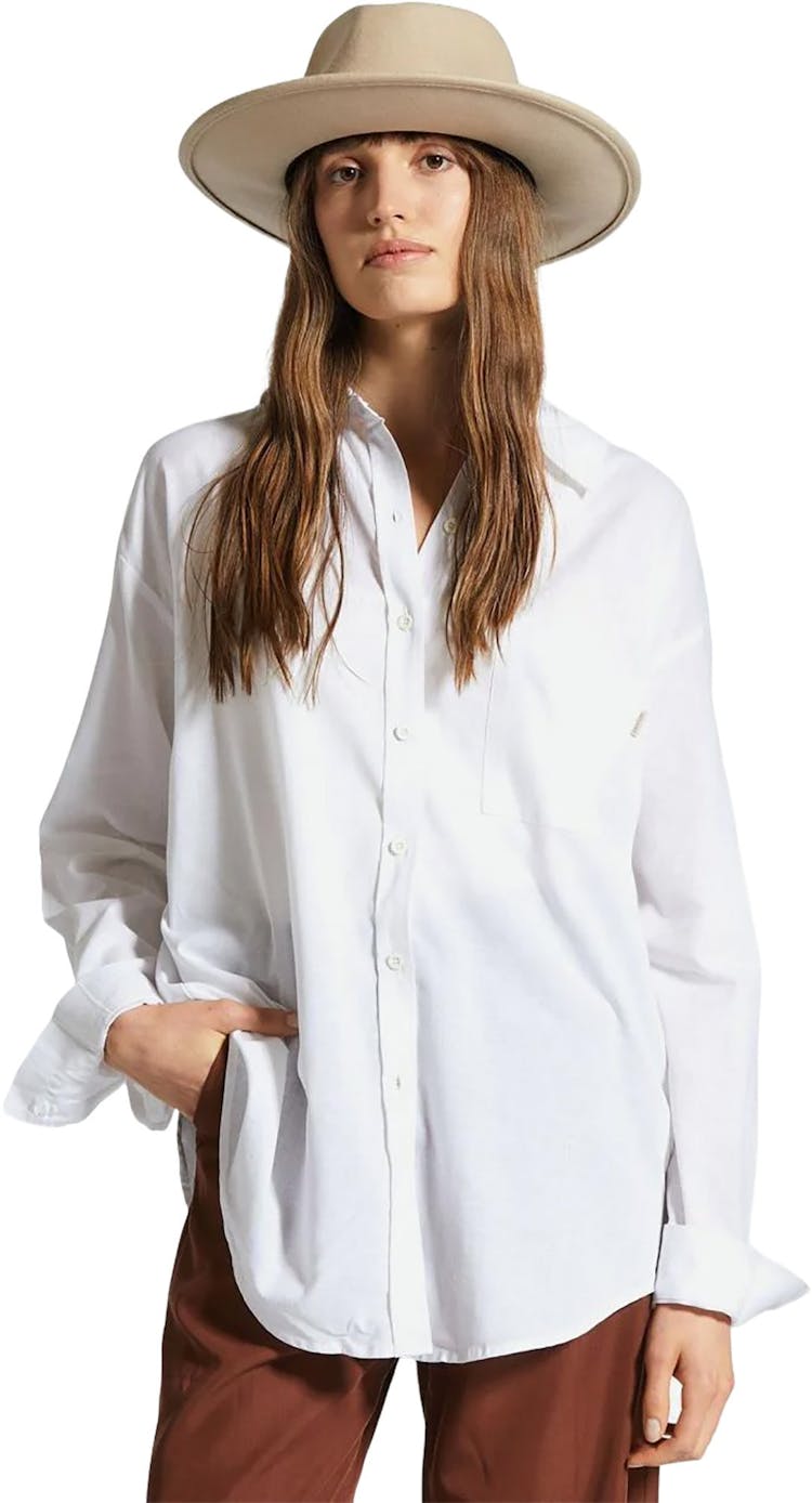 Product gallery image number 6 for product Sidney Oversized Long Sleeve Woven Overshirt - Women's