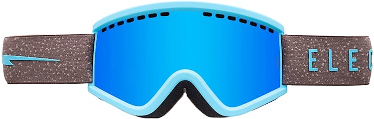 Product gallery image number 2 for product EGVK Delphi Speckle - Blue Chrome Goggles - Youth