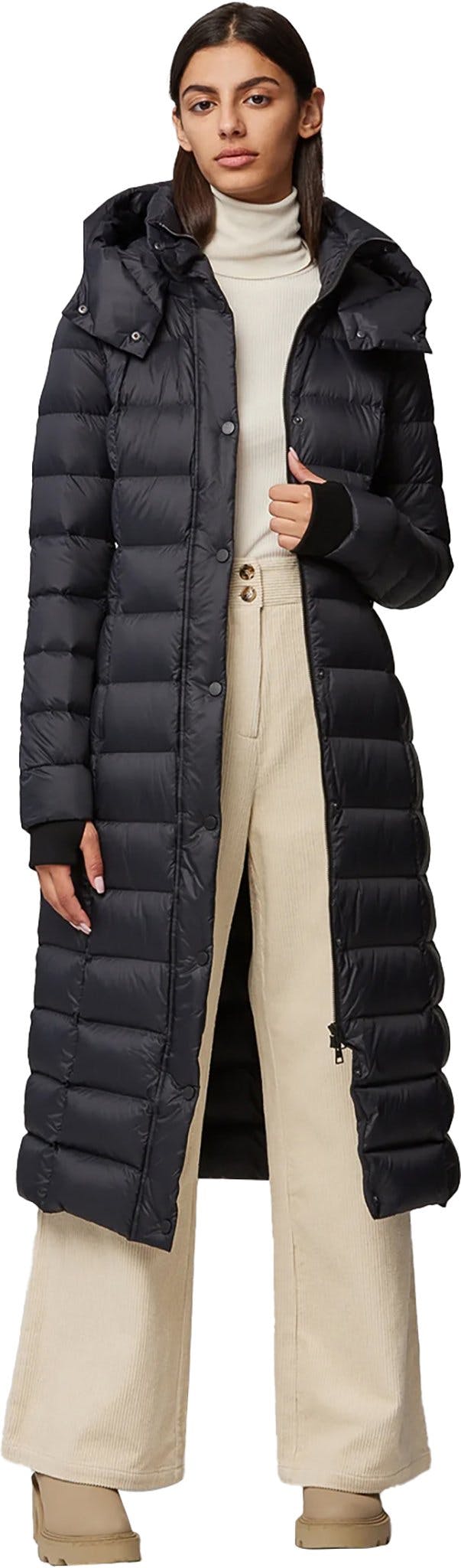 Numéro de l'image de la galerie de produits 5 pour le produit Manteau aux mollets en duvet léger durable avec capuchon Ivana-N - Femme