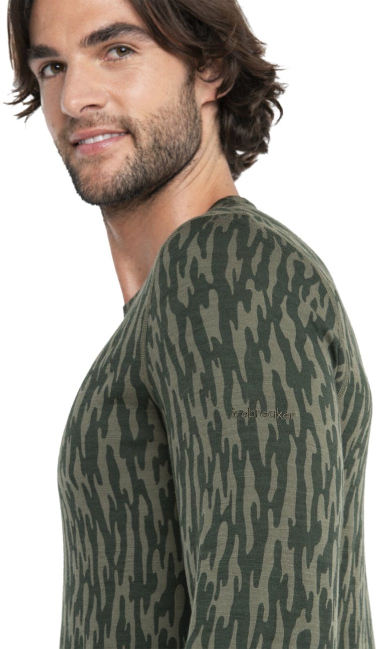 Product gallery image number 5 for product Merino 200 Oasis Glacial Flow Long Sleeve Thermal Top - Men's