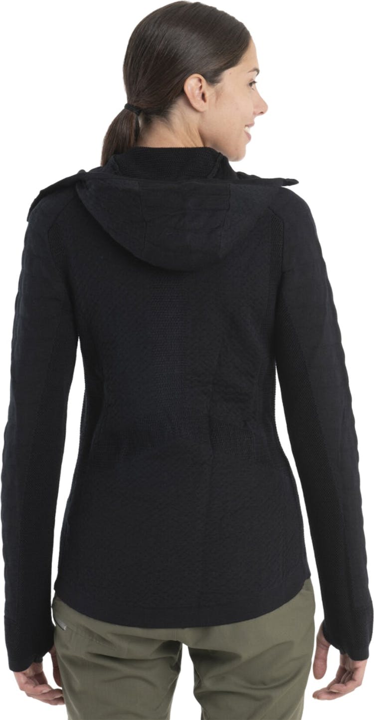 Product gallery image number 5 for product ZoneKnit Merino Explore Long Sleeve Zip Hoodie - Women's