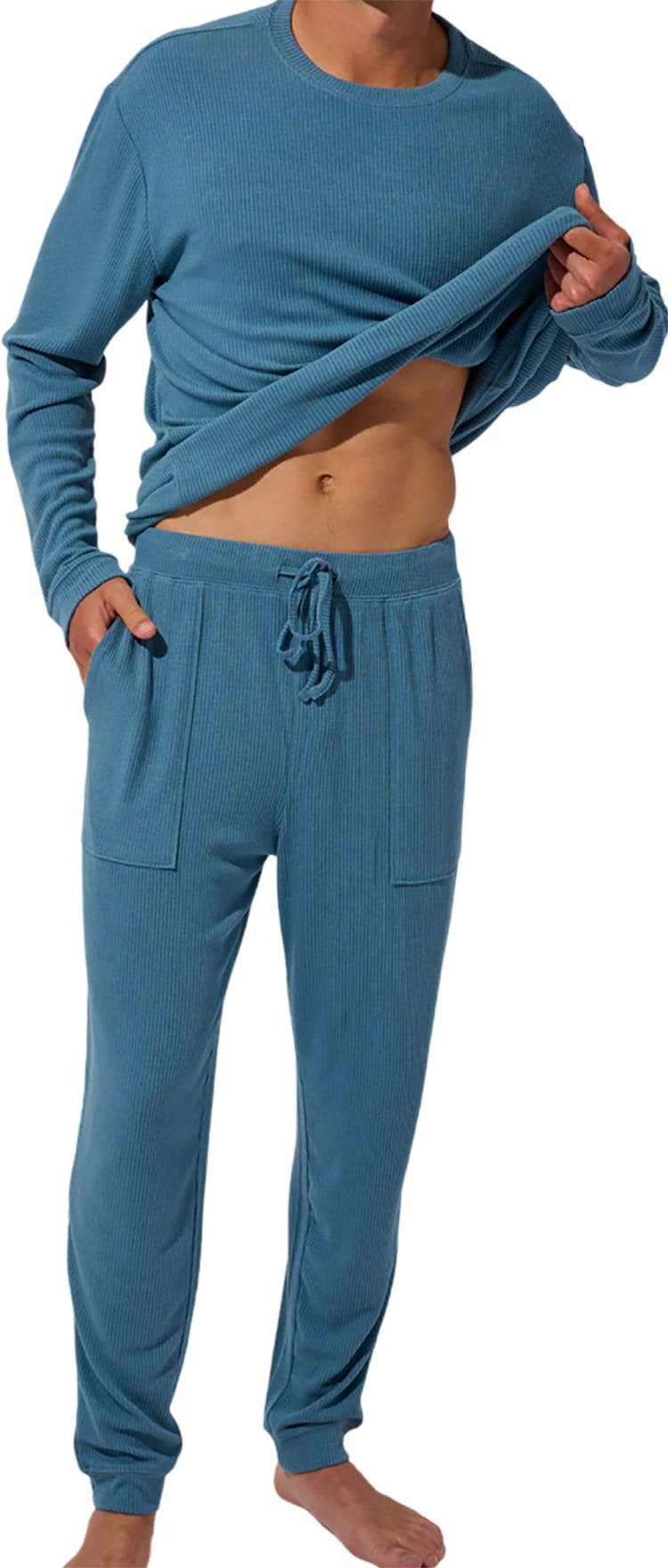 Numéro de l'image de la galerie de produits 4 pour le produit Pantalon de jogging de loisirs côtelé - Homme