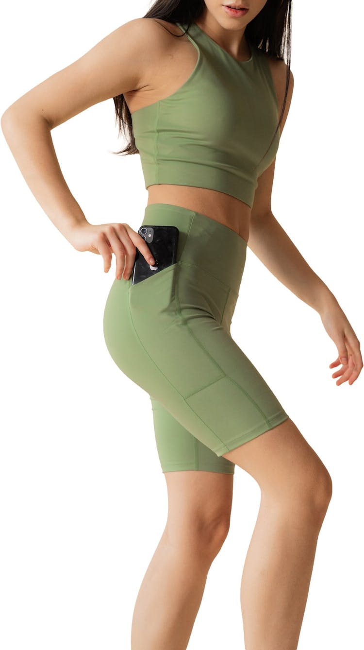 Product gallery image number 2 for product High Rise Pocket Bike Short - Women's
