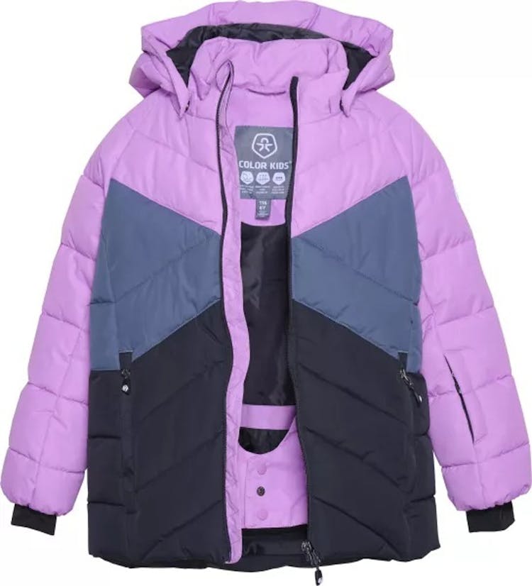 Numéro de l'image de la galerie de produits 3 pour le produit Manteau de ski matelassé couleurs contrastantes - Jeune