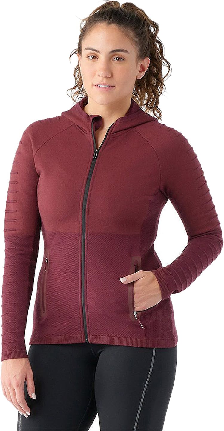 Product gallery image number 3 for product Intraknit Merino Fleece Full Zip Hoodie - Women's