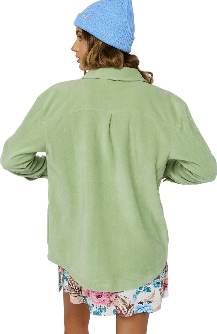 Product gallery image number 3 for product Collins Solid Superfleece Oversize Long Sleeve Shirt - Women's