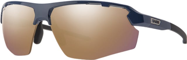 Product image for Resolve Sunglasses - French Navy - ChromaPop Rose Gold Mirror Lens - Unisex