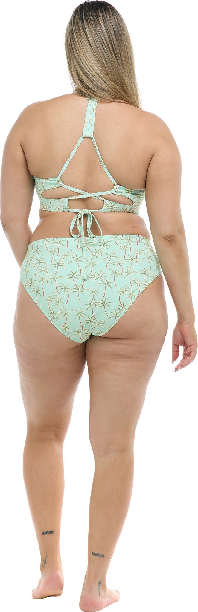 Numéro de l'image de la galerie de produits 2 pour le produit Bas de bikini grande taille Salt Cay Retro - Femme