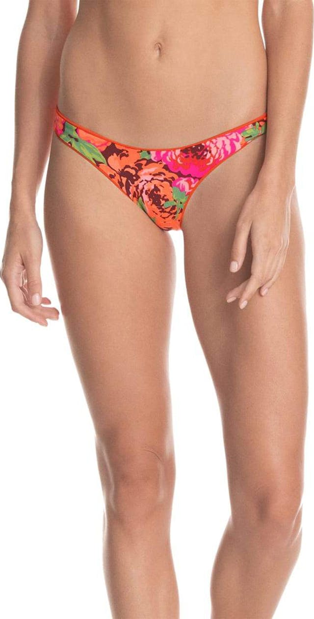 Product image for Ginger Orange Flirt Thin Side Cheeky Cut Bikini Bottom - Women's