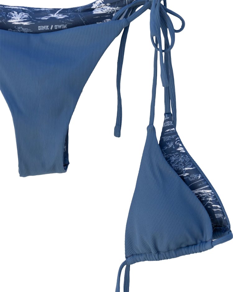 Numéro de l'image de la galerie de produits 7 pour le produit Haut de bikini côtelé Seafarer String - Femme