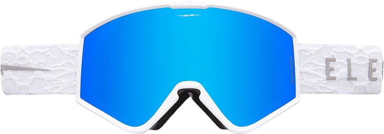 Product gallery image number 1 for product Hex Goggles - Matte White Nuron - Blue Chrome - Unisex