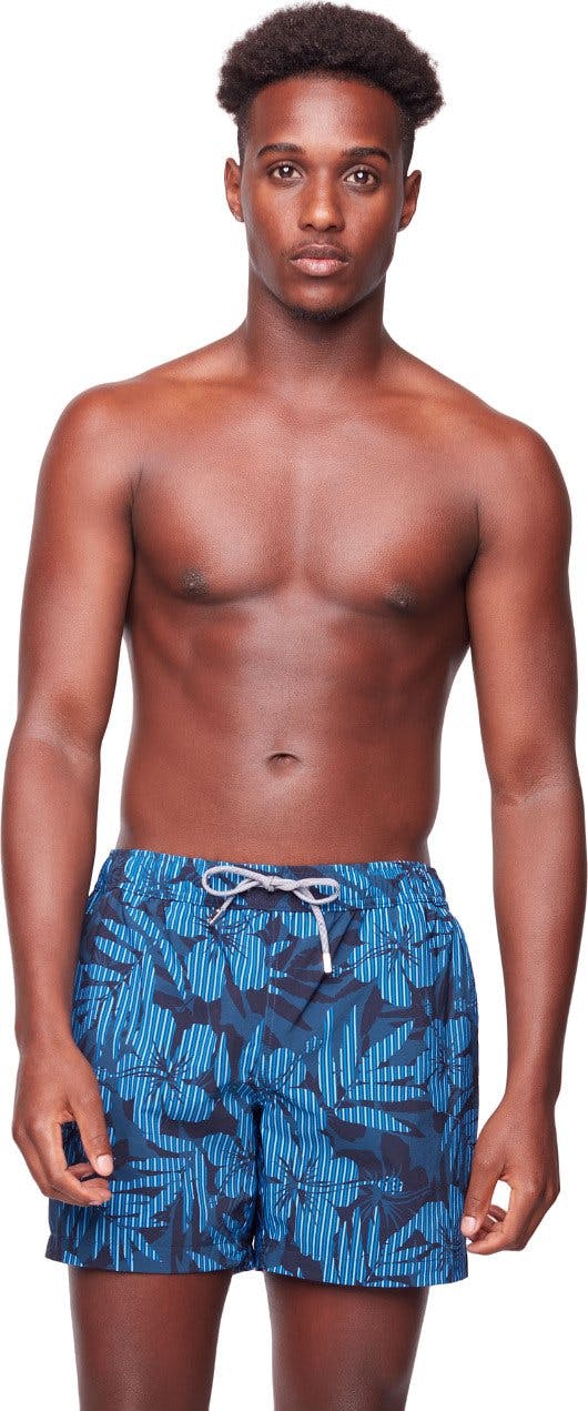 Product gallery image number 1 for product Tropical Stripes Swim Shorts - Men's