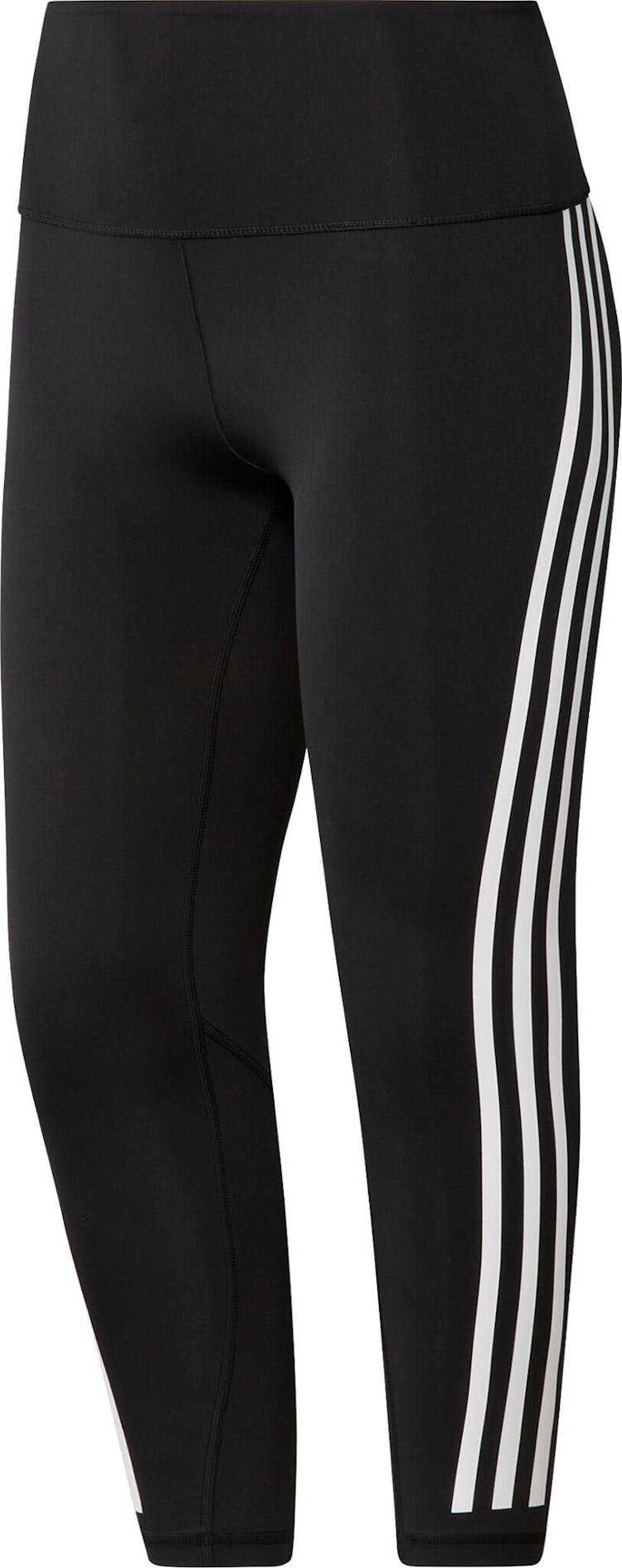 Product gallery image number 1 for product Optime Trainicons 3-Stripes 7/8 Tights (Plus Size) - Women's