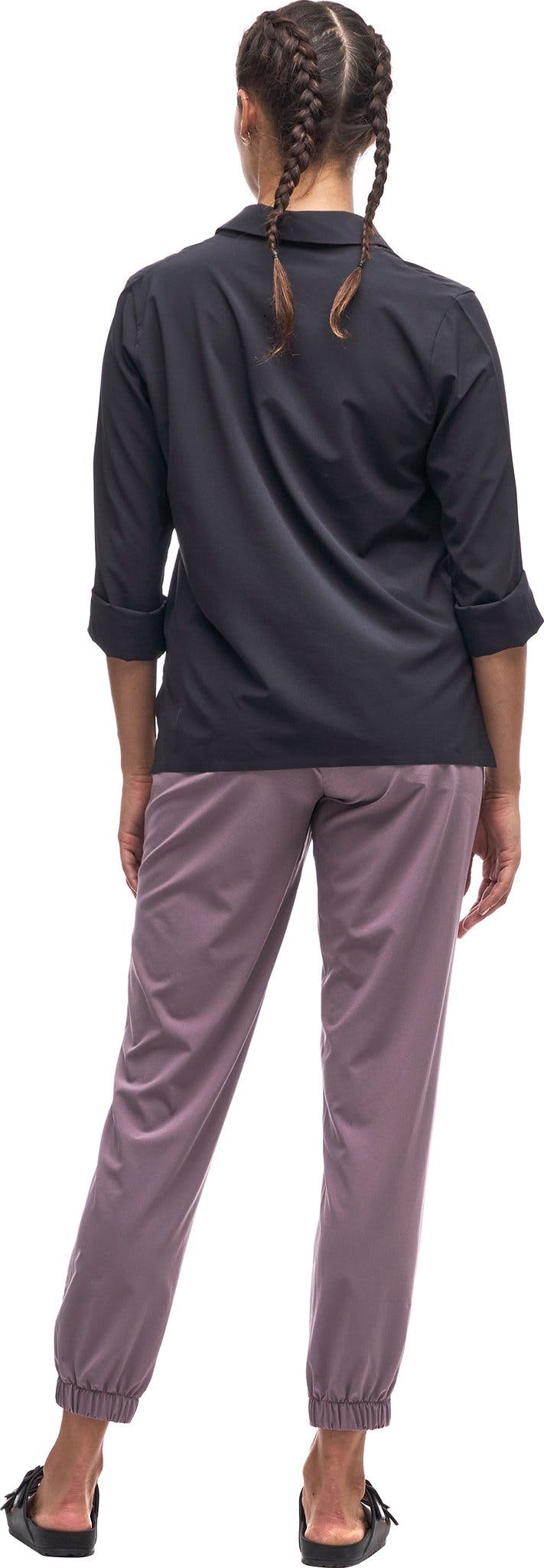 Numéro de l'image de la galerie de produits 2 pour le produit Pantalon de jogging taille régulière Lastik - Femme