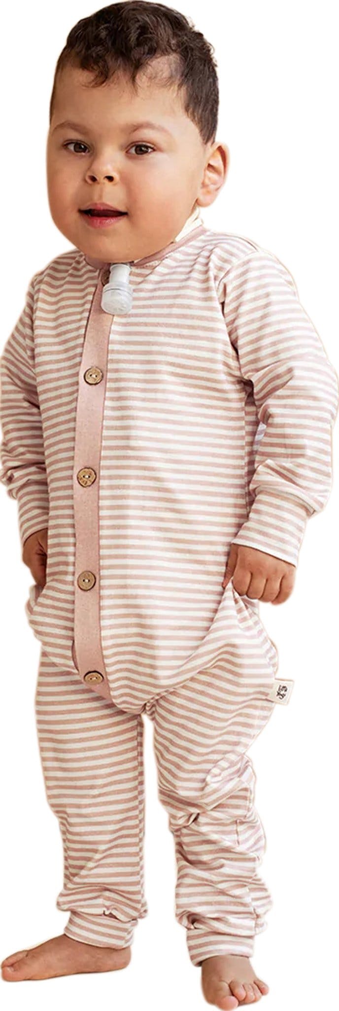 Product gallery image number 3 for product Stripes Long Romper - Baby