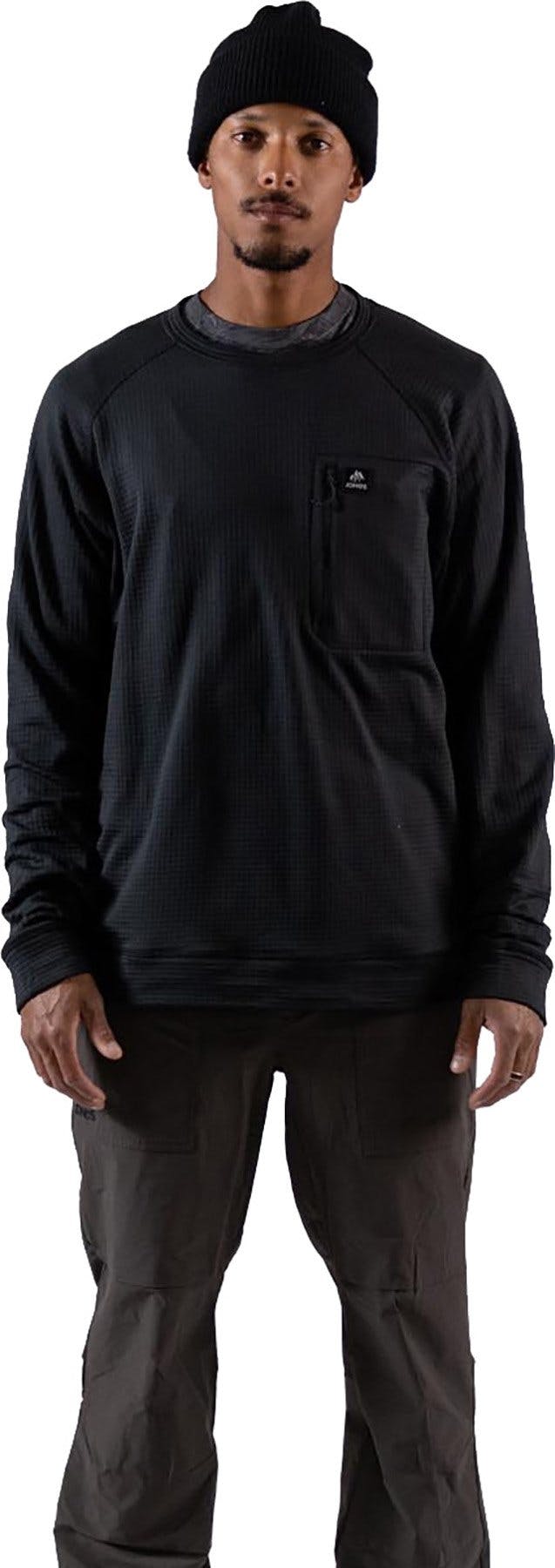 Product gallery image number 4 for product Flagship Recycled Grid Fleece Crew Neck Sweatshirt - Men's