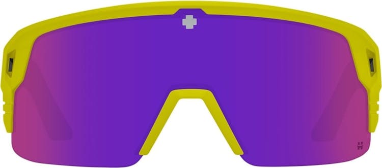 Product gallery image number 2 for product Monolith 5050 Sunglasses  - Matte Neon Yellow - Happy Bronze Purple Spectra Mirror