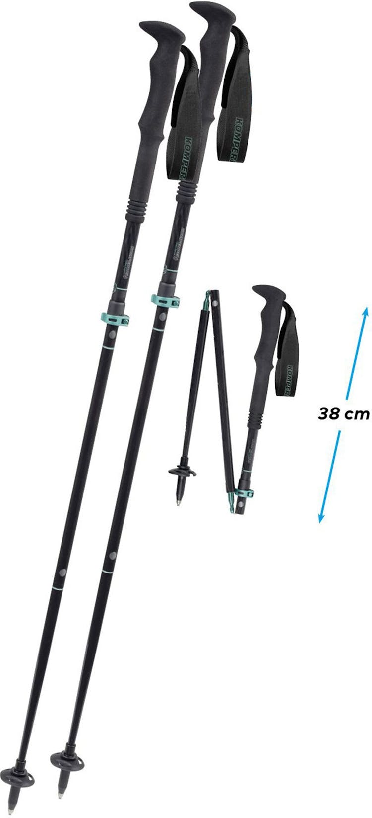 Product gallery image number 2 for product Carbon Fxp.4 Summit - Vario Compact Ski Pole