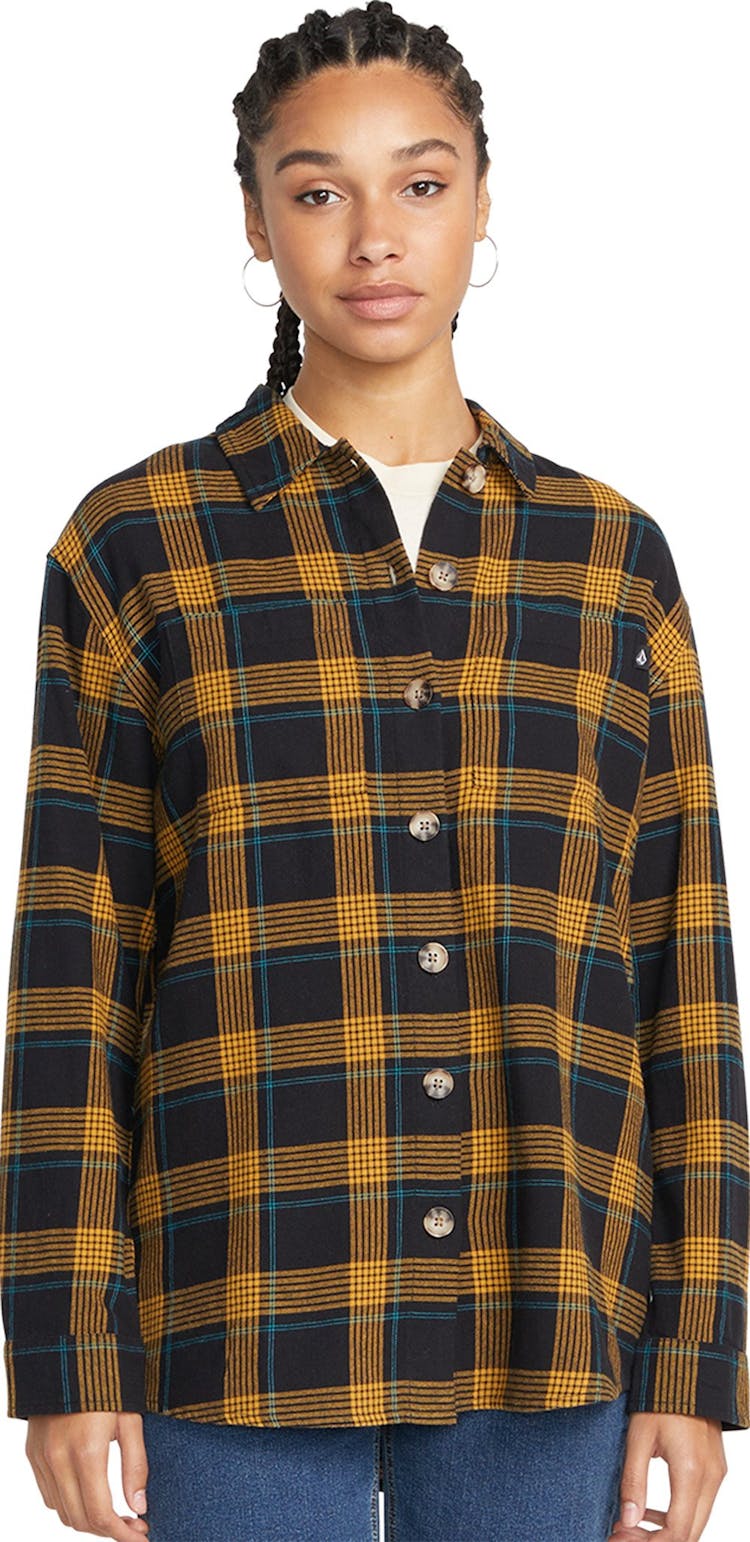 Product gallery image number 1 for product Oversize Me Long Sleeve Flannel Shirt - Women's