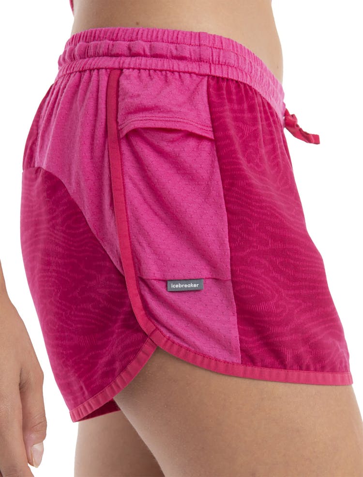 Product gallery image number 4 for product Merino 125 Zoneknit Shorts Topo Lines - Women's