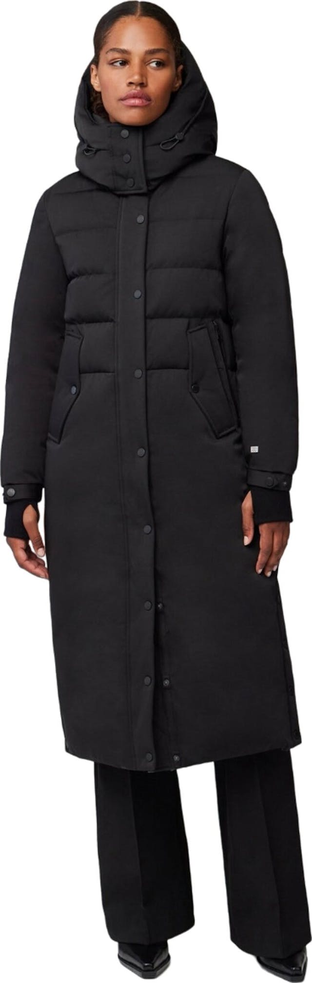 Product image for Vero Calf-Length Classic Down Coat with Hood - Women's