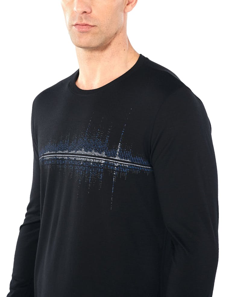 Product gallery image number 4 for product Tech Lite LS Crewe Snow Wave - Men's