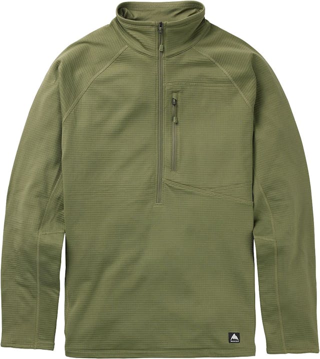 Product image for Stockrun Grid Half-Zip Fleece Sweatshirt - Men's