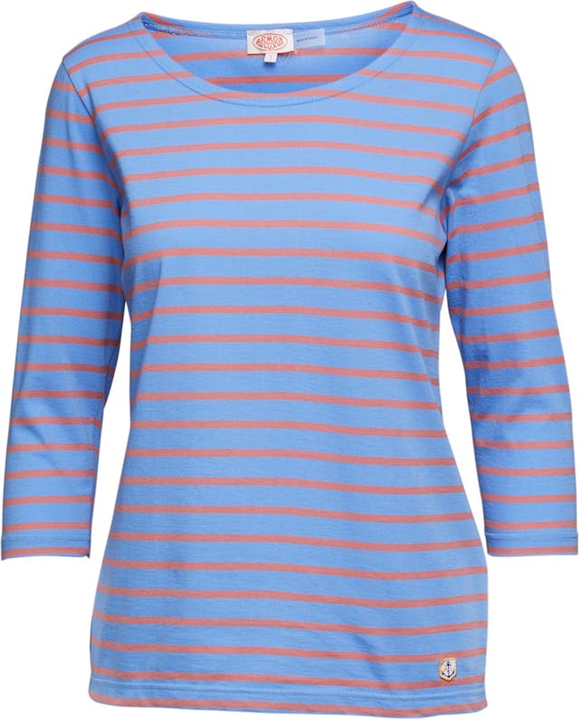 Product image for Cap Coz 3/4 Sleeves Breton Striped Jersey - Women's