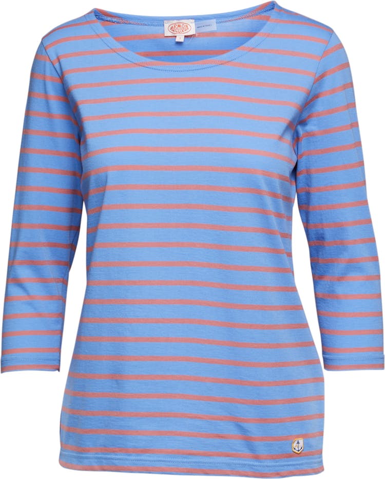 Product gallery image number 1 for product Cap Coz 3/4 Sleeves Breton Striped Jersey - Women's