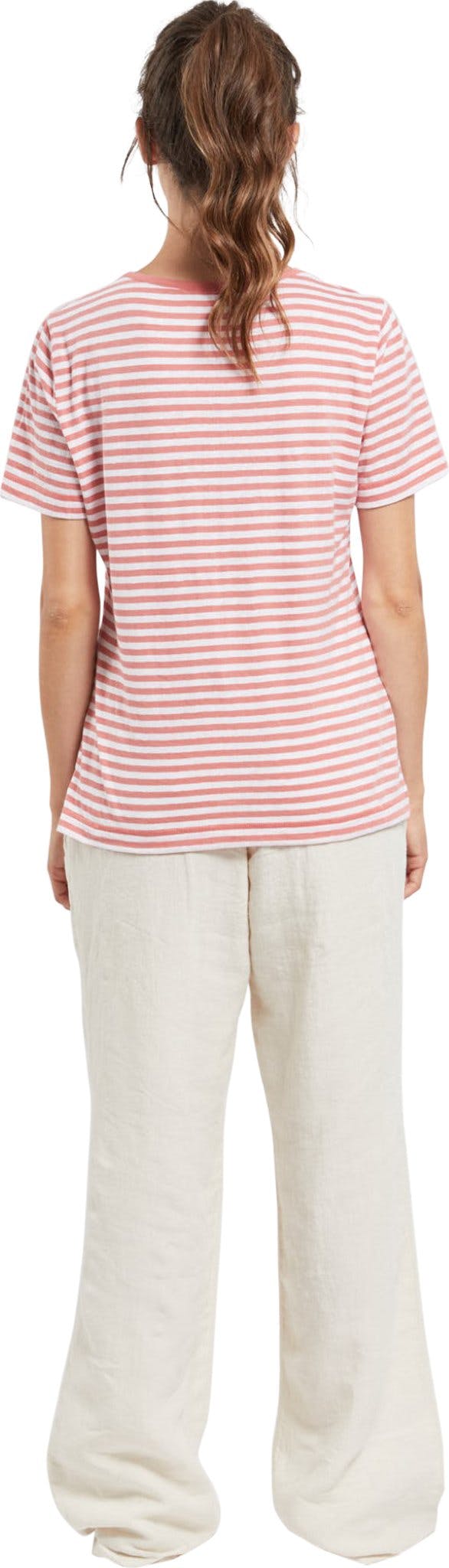 Product gallery image number 2 for product Cotton and Linen Striped Tee - Women's