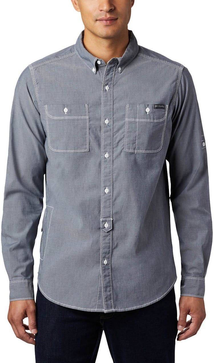 Product gallery image number 6 for product Outdoor Elements Long Sleeve Chambray Shirt - Men's