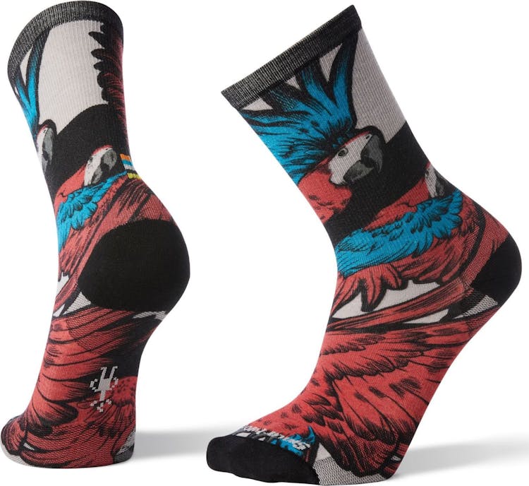 Product gallery image number 1 for product Curated Pandemonium of Parrot's Crew Socks - Men's