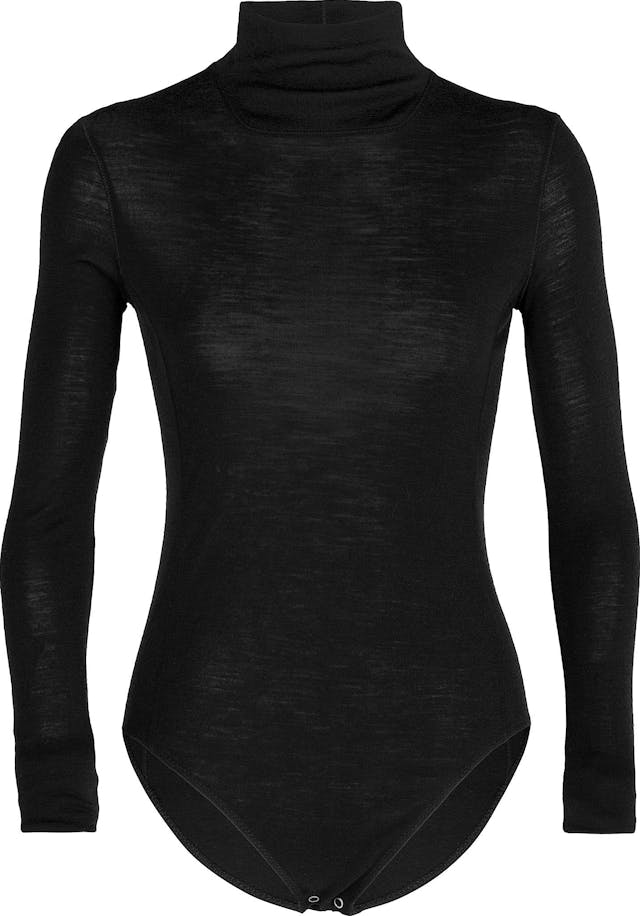 Product image for Merino Queens Long Sleeve High Neck Bodysuit - Women's