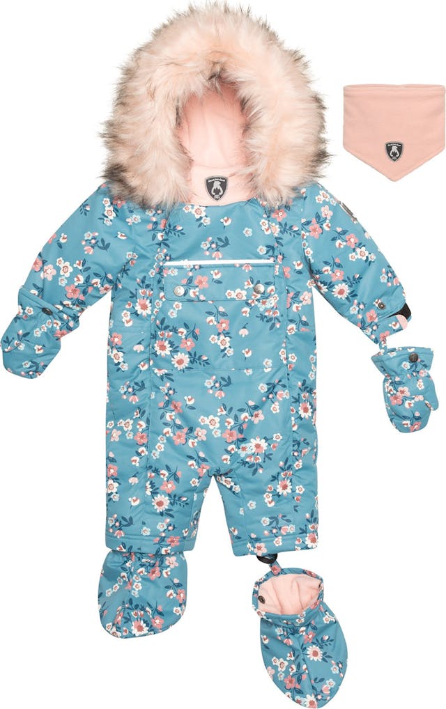 Product image for Spring Flower Print One Piece Snowsuit - Baby
