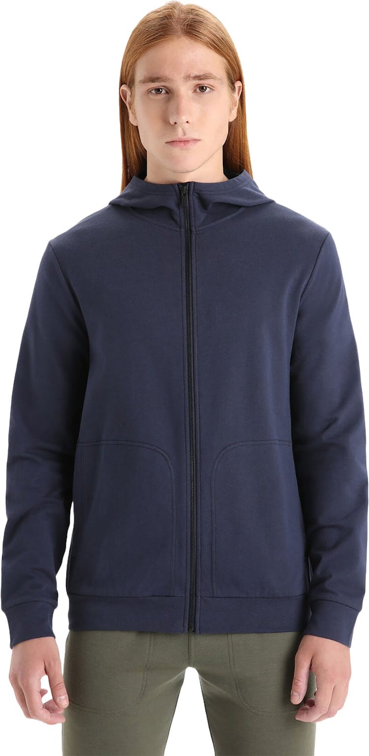 Product gallery image number 6 for product Central Classic Long Sleeve Zip Hoodie - Men's