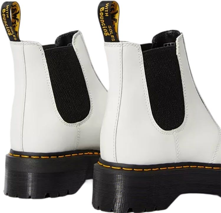 Product gallery image number 5 for product 2976 Smooth Leather Platform Chelsea Boots - Unisex