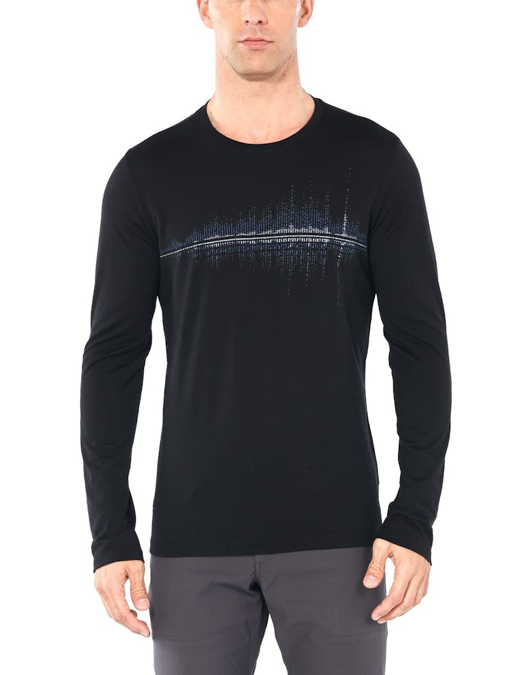 Numéro de l'image de la galerie de produits 3 pour le produit T-shirt à manches longues et col rond Tech Lite Snow Wave - Homme